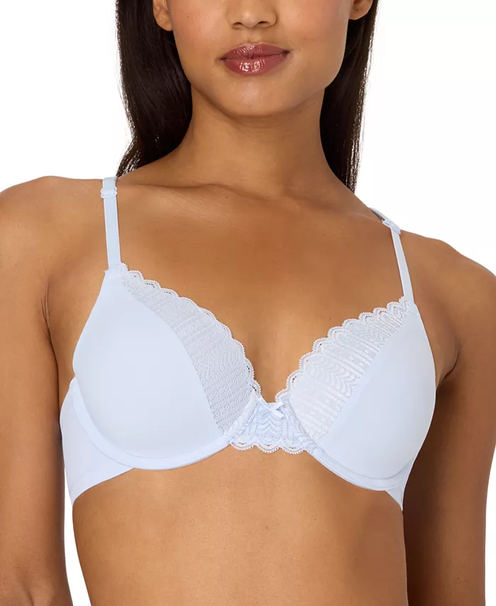 

Женский бюстгальтер Comfort Devotion Extra Coverage с кружевом и косточками, корректирующий форму груди, 9404 Maidenform, синий
