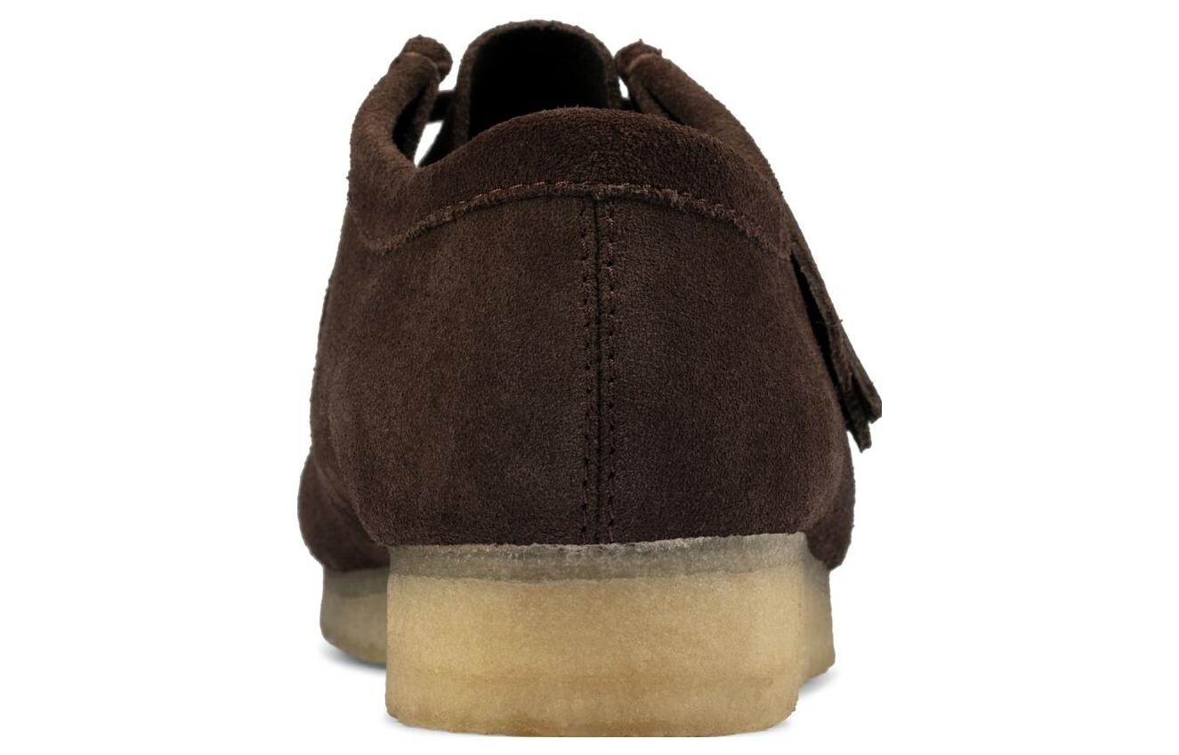 Ботинки Wallabee от Originals, темно-коричневая замша Clarks — фото 4
