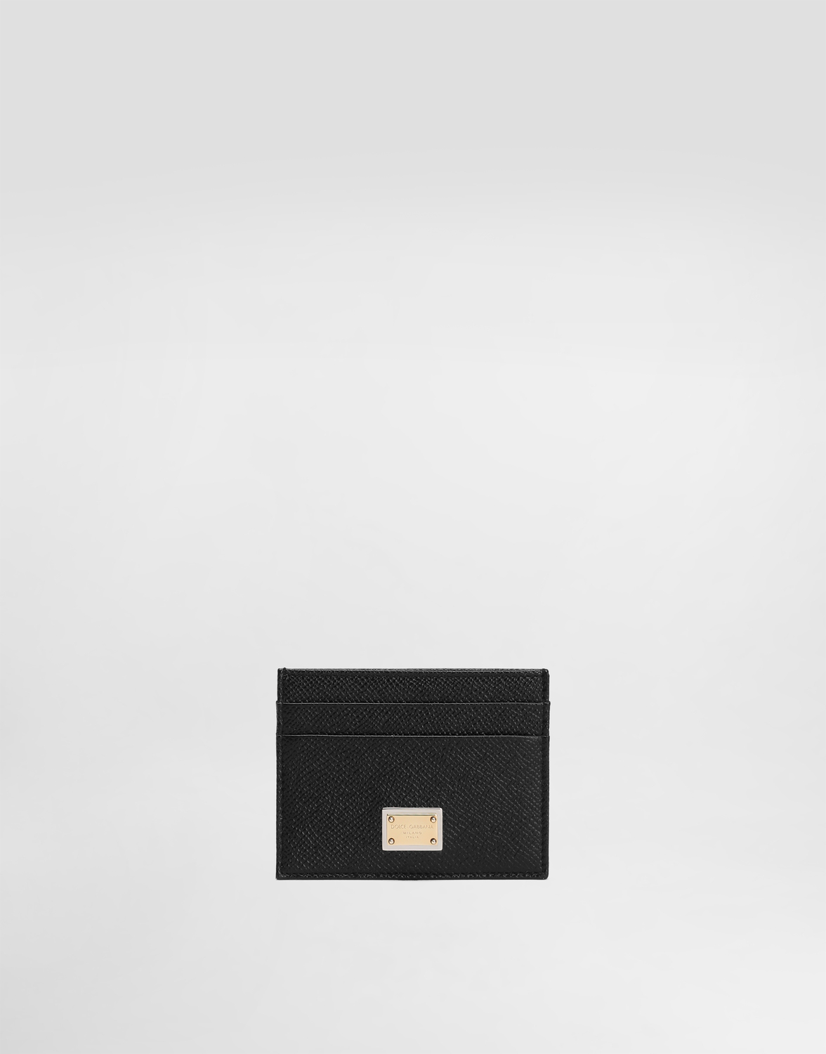 

Кардхолдер из телячьей кожи DOLCE & GABBANA, черный