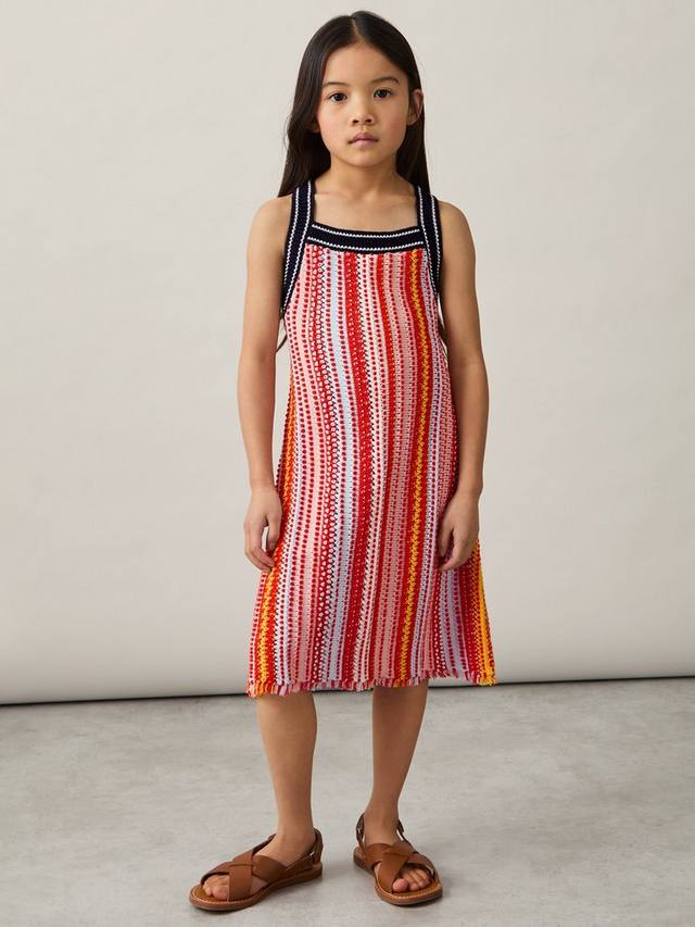 

Детское платье Amira в полоску Reiss, Multi