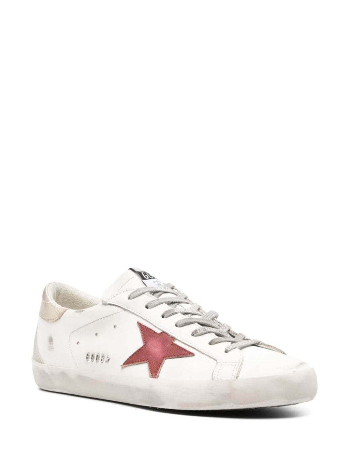 

Golden Goose кеды Super-Star с эффектом потертости, белый
