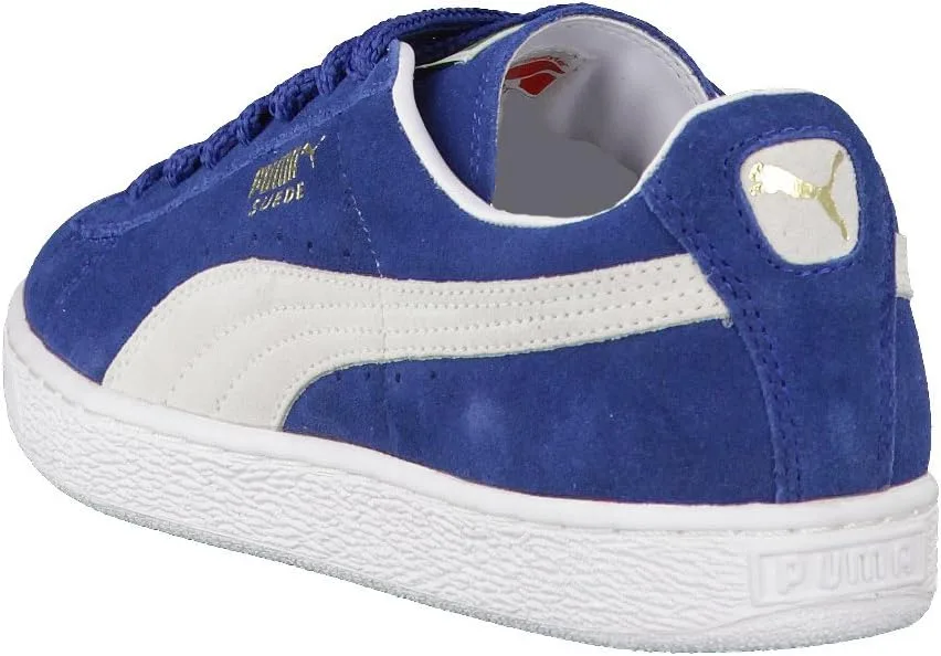 PUMA Унисекс замшевые классические кроссовки для взрослых, белый — фото 4