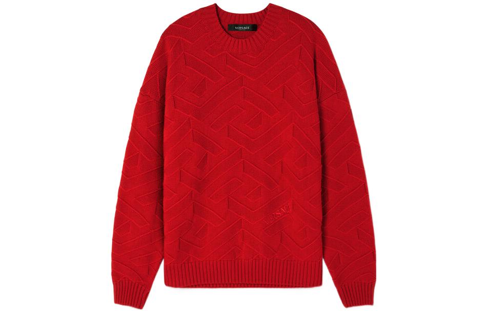 

VERSACE Красный свитер для мужчин