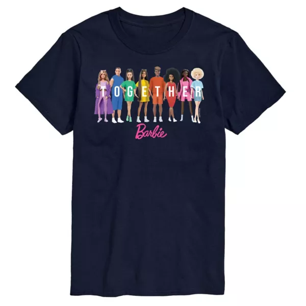

Футболка с принтом "Гордость больших и высоких" Together Barbie, синий
