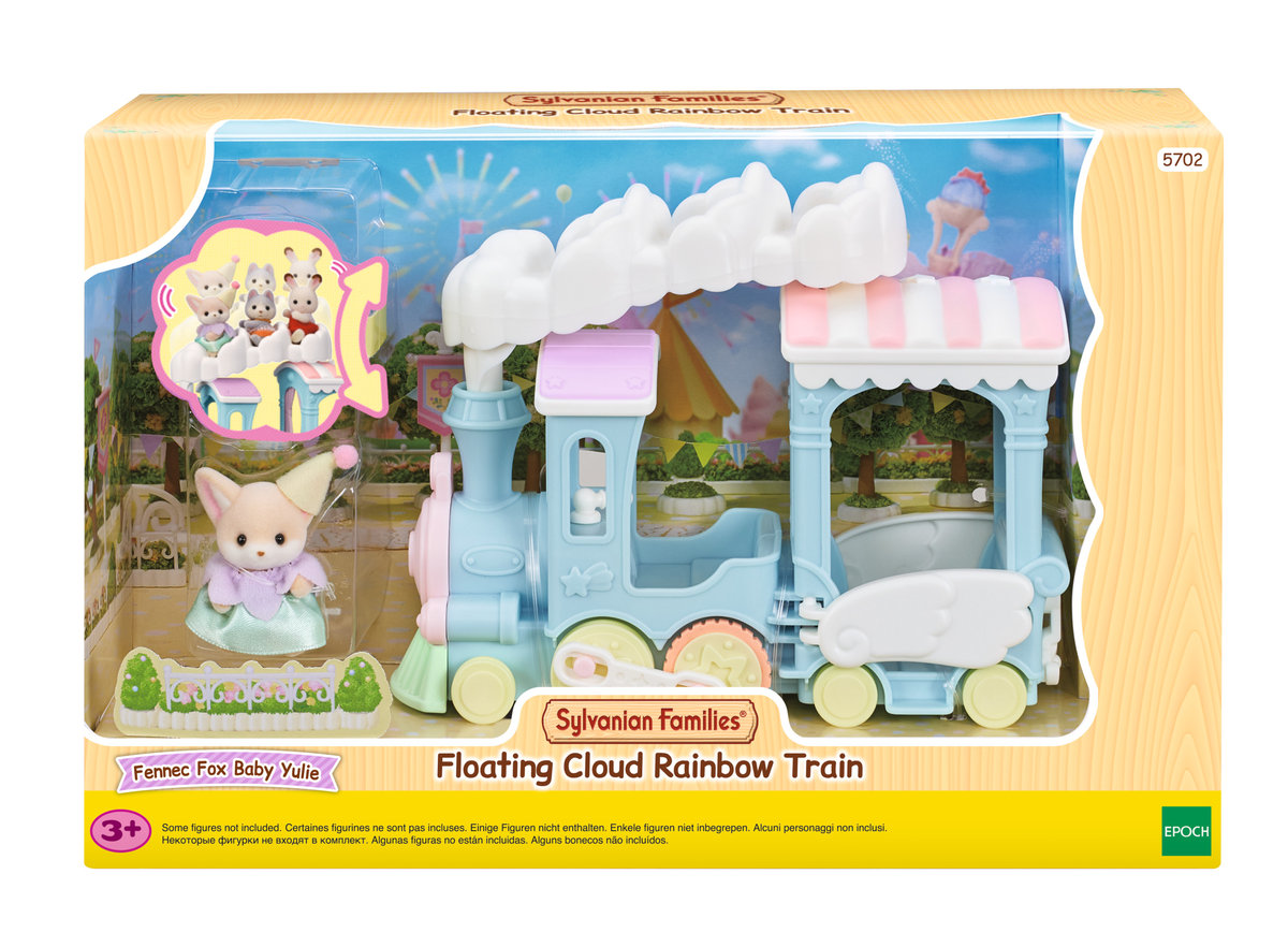 

Sylvanian Families, Красочный поезд со статуэткой, 5702