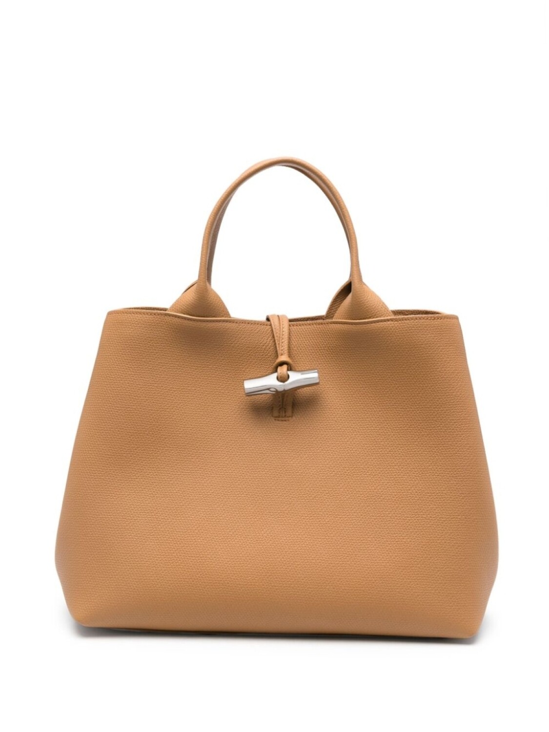 

Longchamp большая сумка-тоут Le Roseau, коричневый