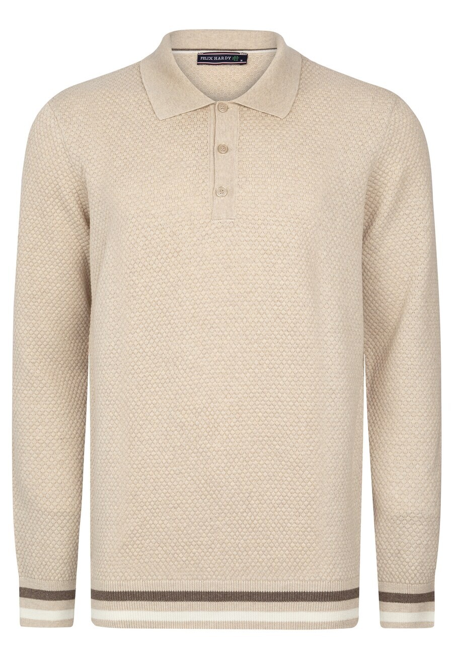 

Свитер с v-образным вырезом Felix Hardy Sweater, бежевый