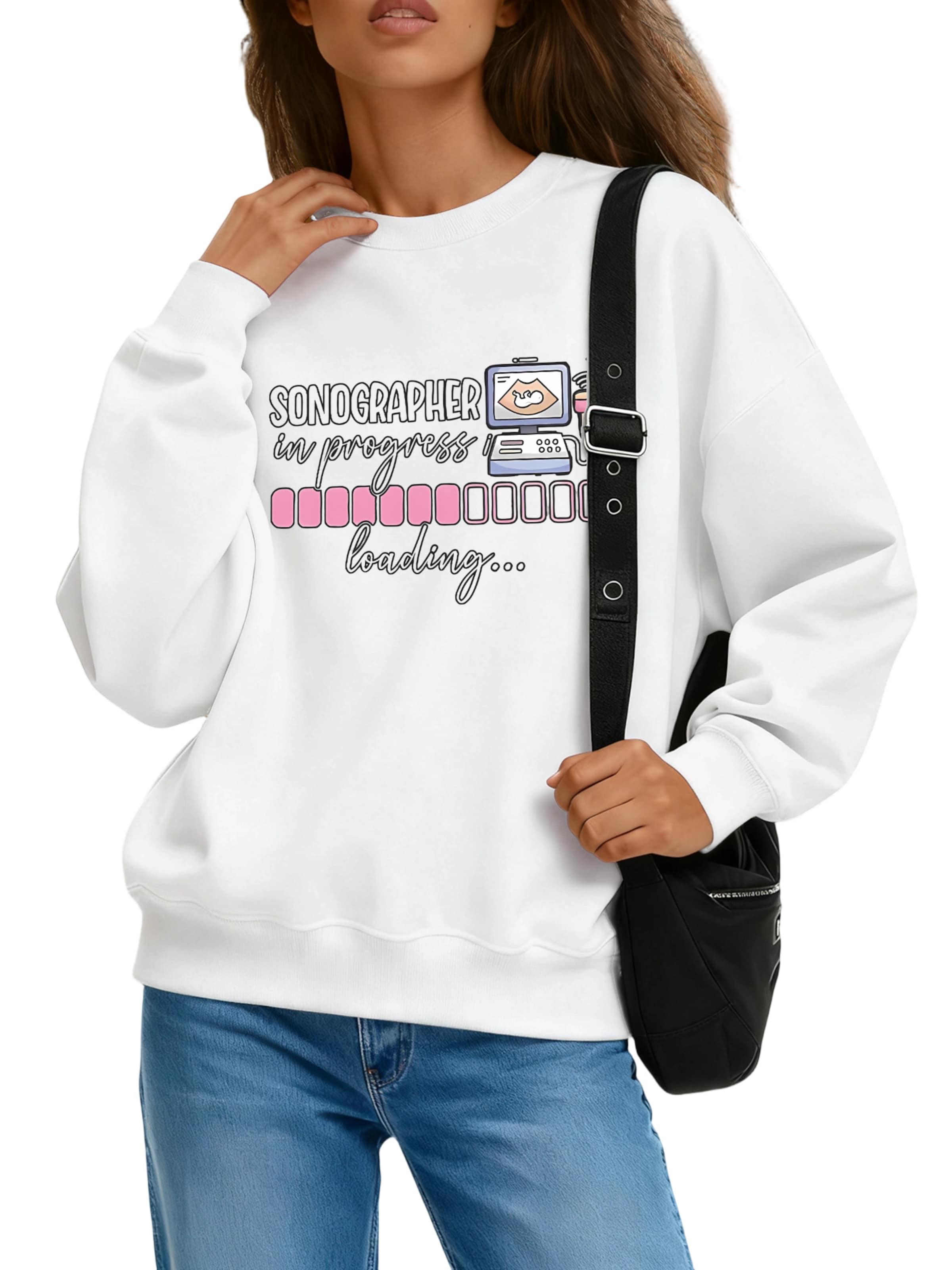 

GORHEY Свитшот в белом цвете