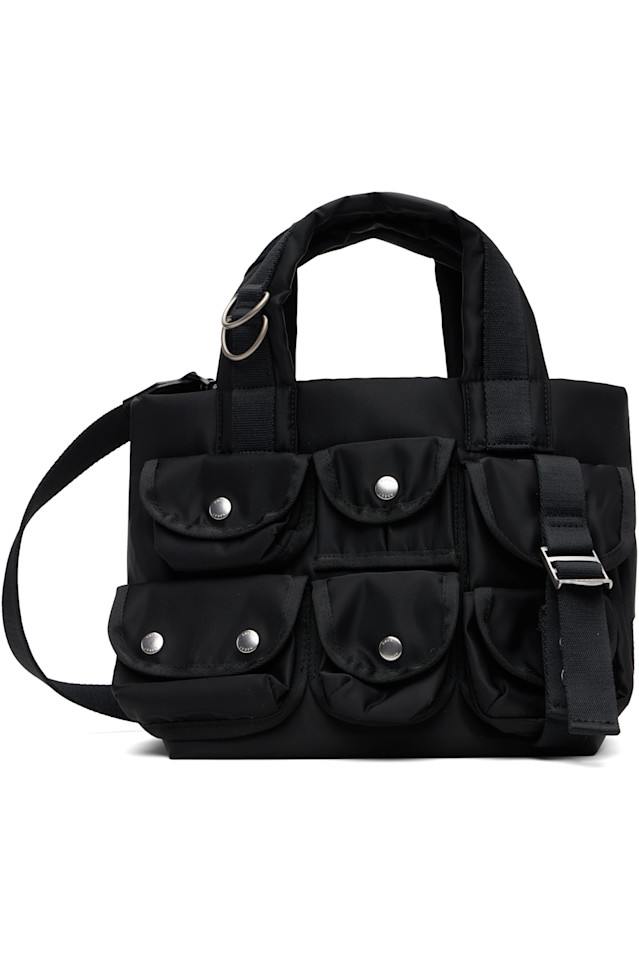 

Маленькая нейлоновая сумка Sacai, черный