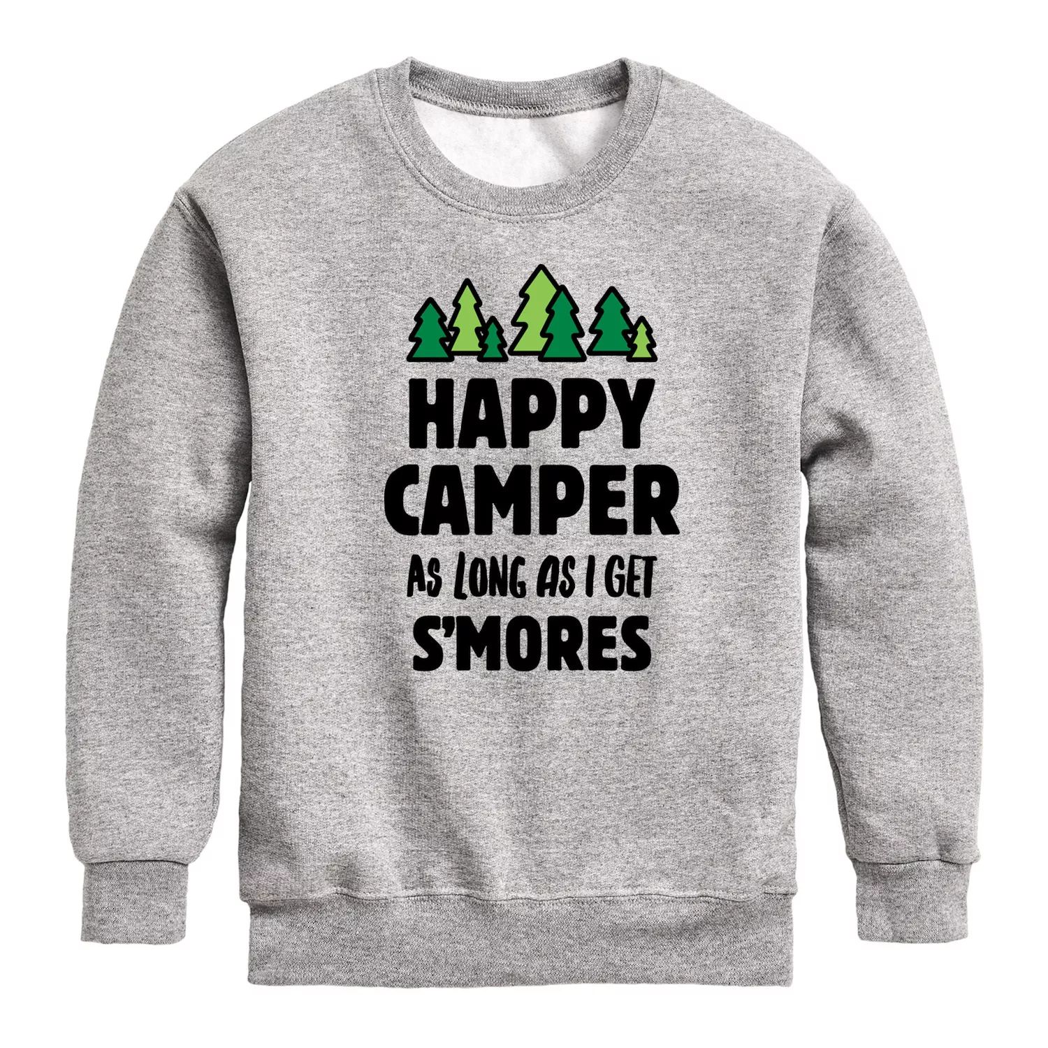 

Толстовка Happy Camper S'mores для мальчиков 8–20 лет Licensed Character, серый