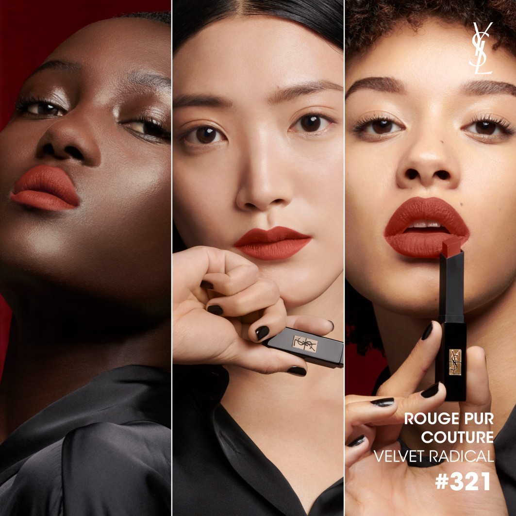 Помада для губ rouge pur couture the slim velvet radical Yves Saint Laurent, 321 - 321, вес 2 гр. — фото 4