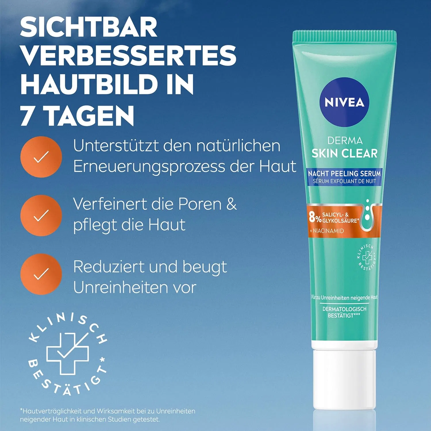 Сыворотка Nivea — Ночная отшелушивающая «Derma Skin Clear» от — фото 2