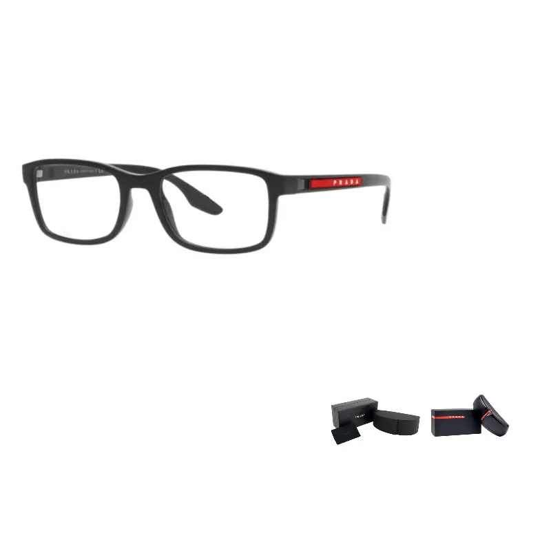 

PRADA Прямоугольная оправа Linea Rossa, Black