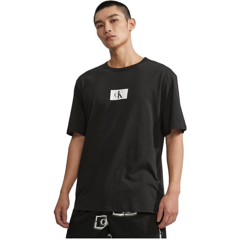 Футболка мужская UB1 - черная Calvin Klein, черный — фото 2