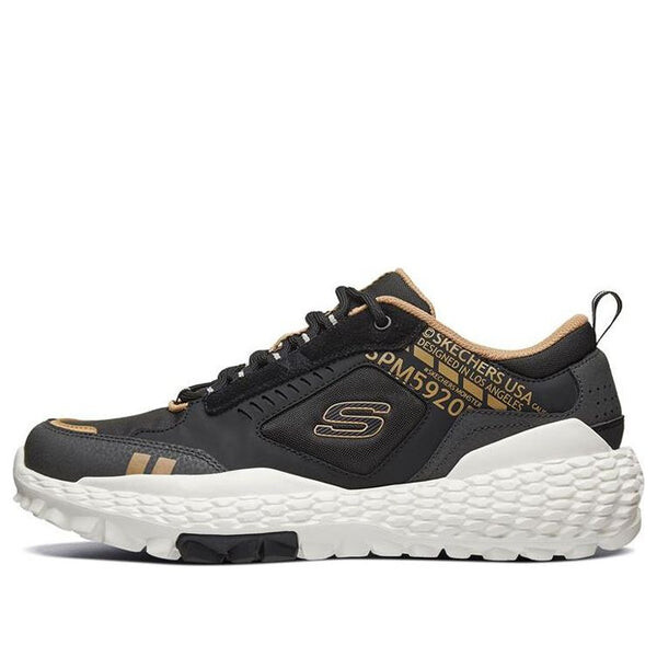 

Кроссовки monster low-top sneakers black/gold Skechers, черный