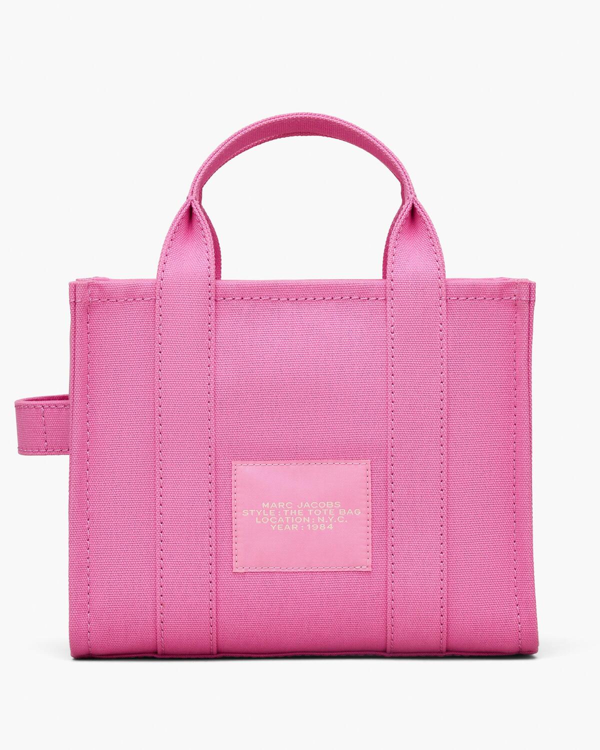 Маленькая холщовая сумка-тоут Marc Jacobs, цвет Bow Pink — фото 3