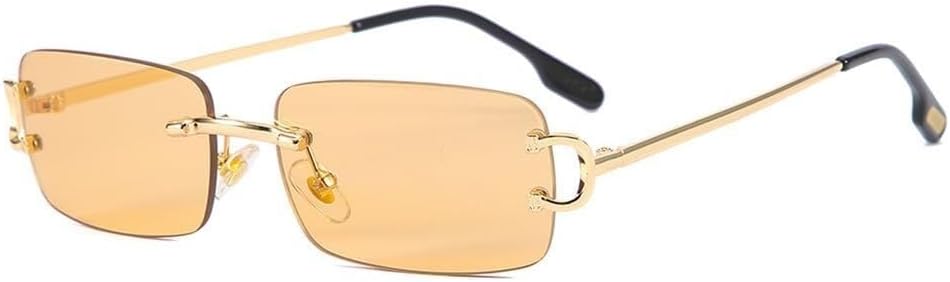 

Женские солнцезащитные очки без оправы с градиентной защитой от УФ-излучения UV400 для занятий спортом на открытом воздухе, бега и езды на велосипеде Generic, Champagne