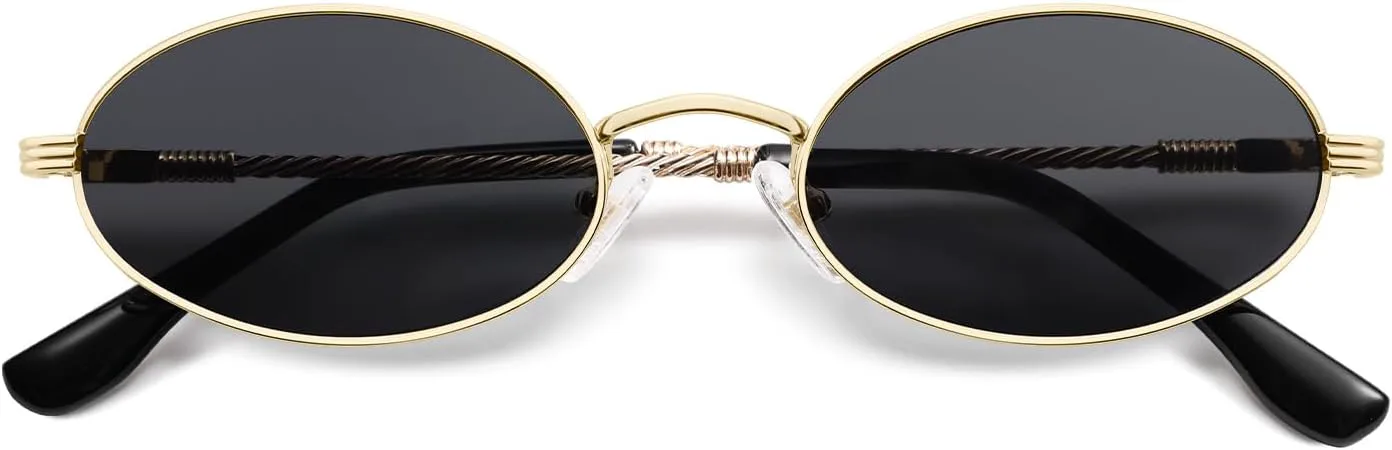 

Ретро-солнцезащитные очки овальной формы «кошачий глаз» для женщин, модные узкие очки в стиле 90-х, дизайнерские солнцезащитные очки AP3721 Appassal, C01 Gold/Grey