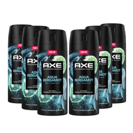 

AXE Premium Bodyspray Aqua Bergamot Дезодорант без солей алюминия 150 мл Axe/Lynx