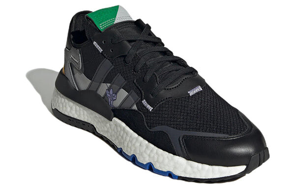 Кроссовки оригинальные nite jogger Adidas, черный — фото 3