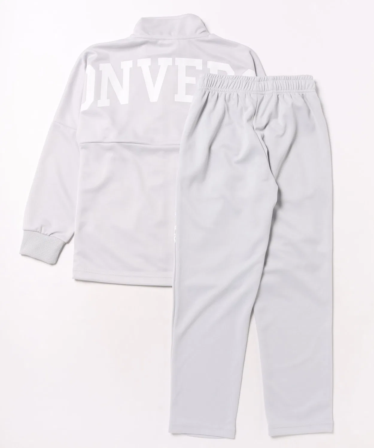 Костюм спортивный CONVERSE School Warm Up Suit, серебристо-серый — фото 2