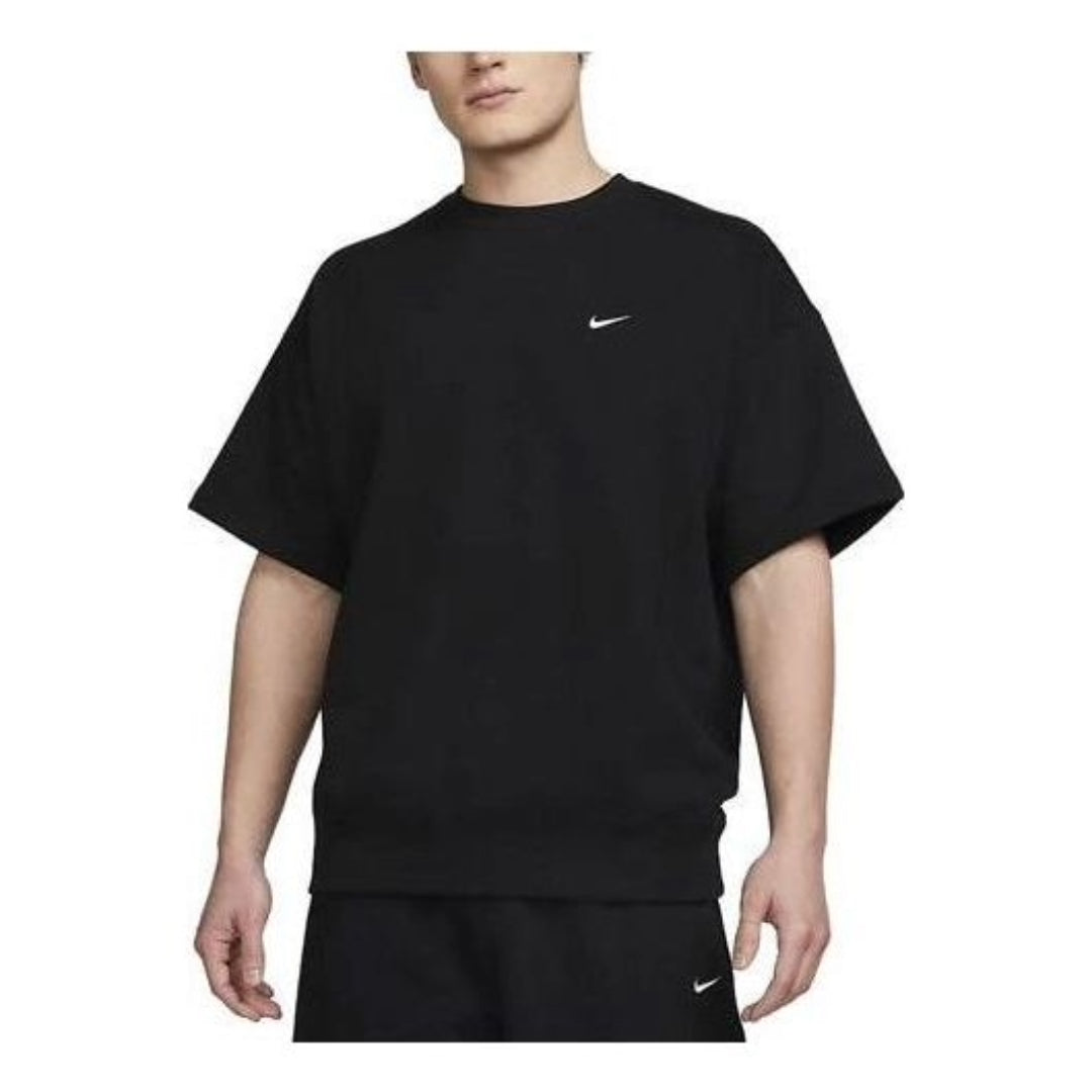 

Спортивный топ Nike Solo Swoosh French Terry Top 'Black' DX0880-010, черный
