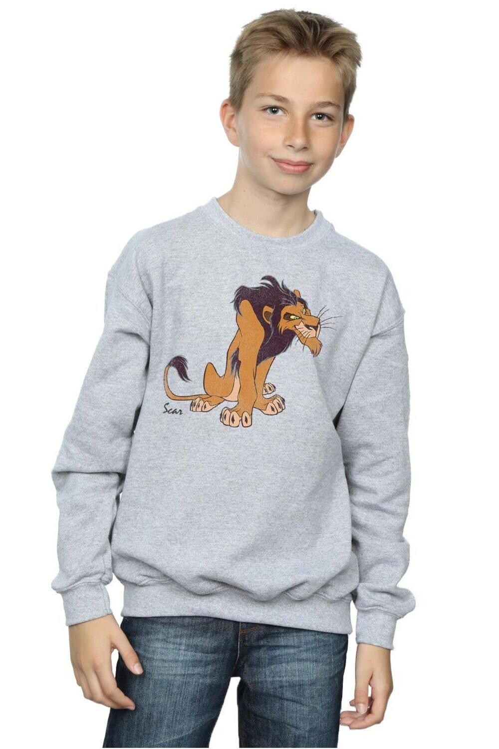 

Классический свитшот со шрамом The Lion King Disney, серый