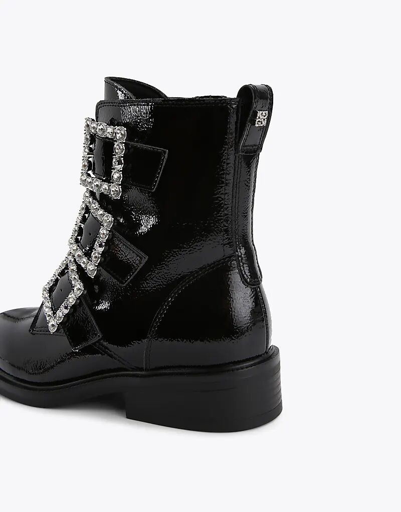 Низкие ботильоны KG Kurt Geiger Tisha из черной кожи — фото 3