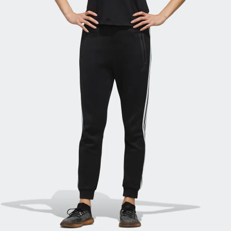Adidas Вязаные спортивные штаны женские черно-белые — фото 3