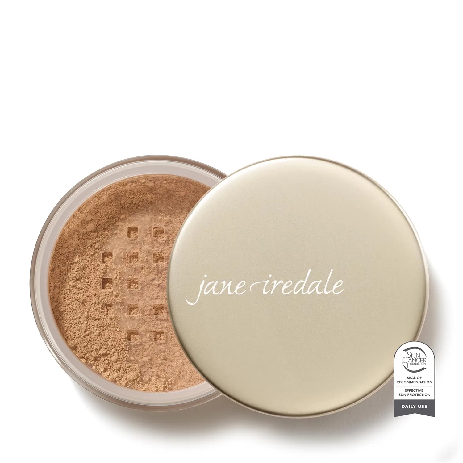 Jane Iredale Amazing Base Loose Mineral Powder, Luminous Foundation with SPF 20, Oil Free, Talc Free & Weightless, Vegan & Cruelty Free Makeup, Caramel