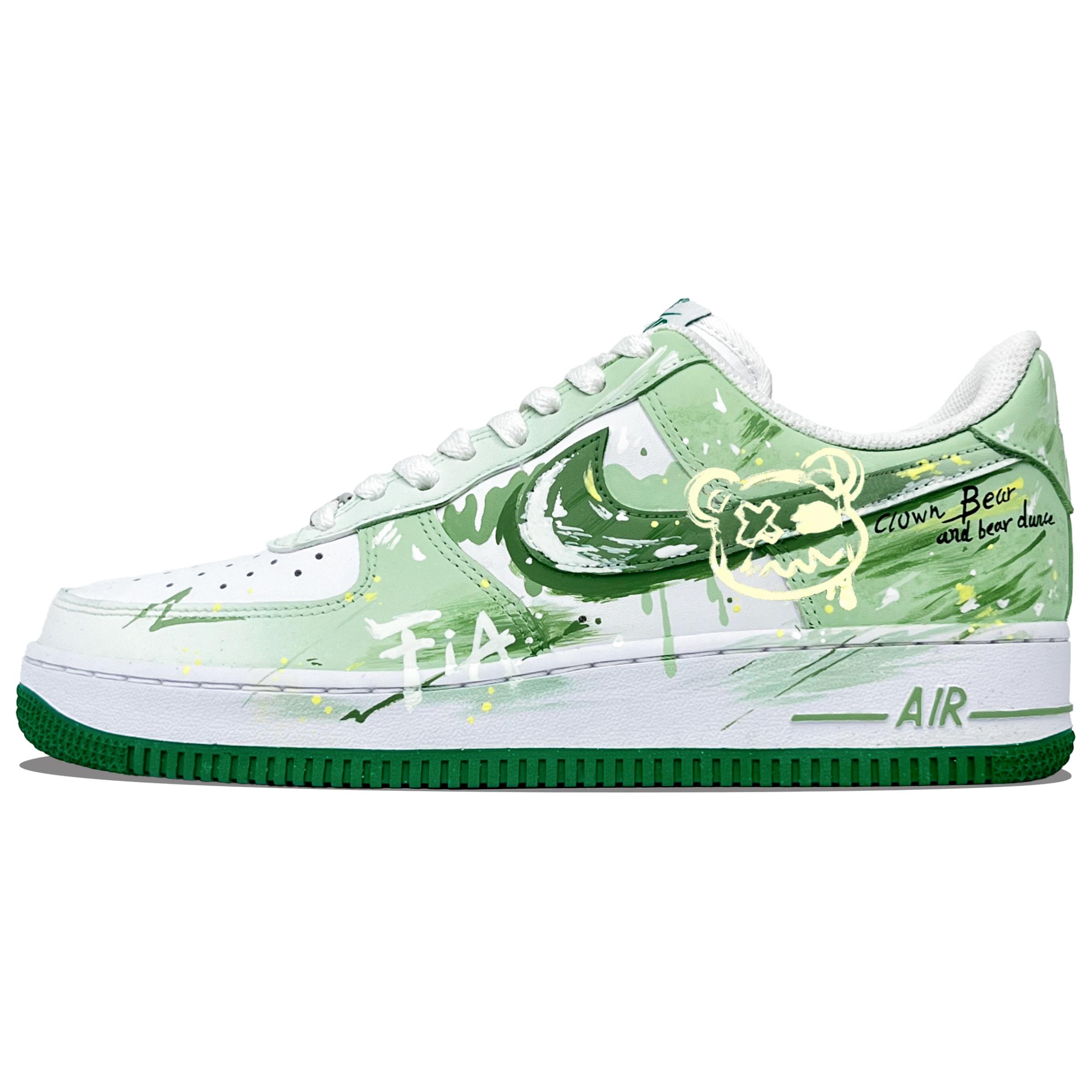 

Кроссовки Air Force 1 для скейтбординга мужские низкие зеленый Nike