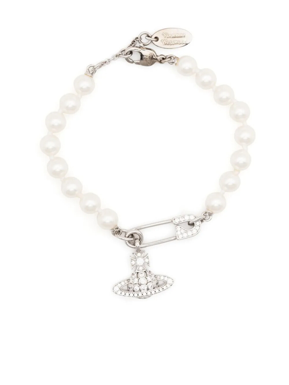 

Vivienne Westwood браслет с декором Orb, нейтральный