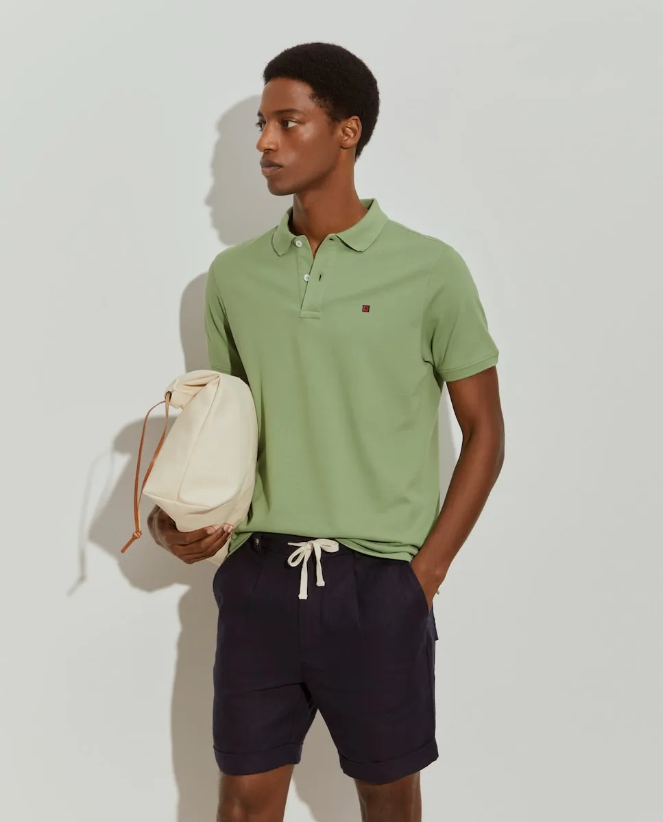 

Мужская пике поло из хлопка стандартного кроя Lion of Porches, светло-зеленый