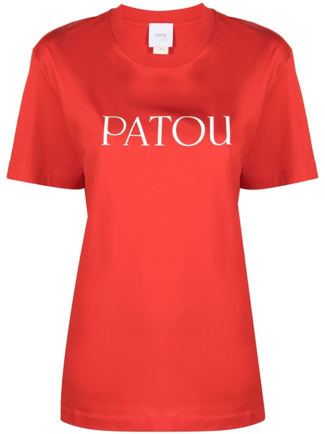 

Patou футболка из органического хлопка с логотипом, красный