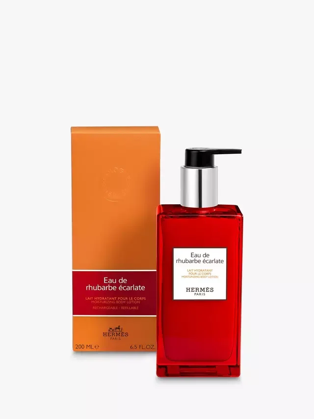 Увлажняющий лосьон для тела Eau de Rhubarbe Écarlate, 200 мл Hermès — фото 3