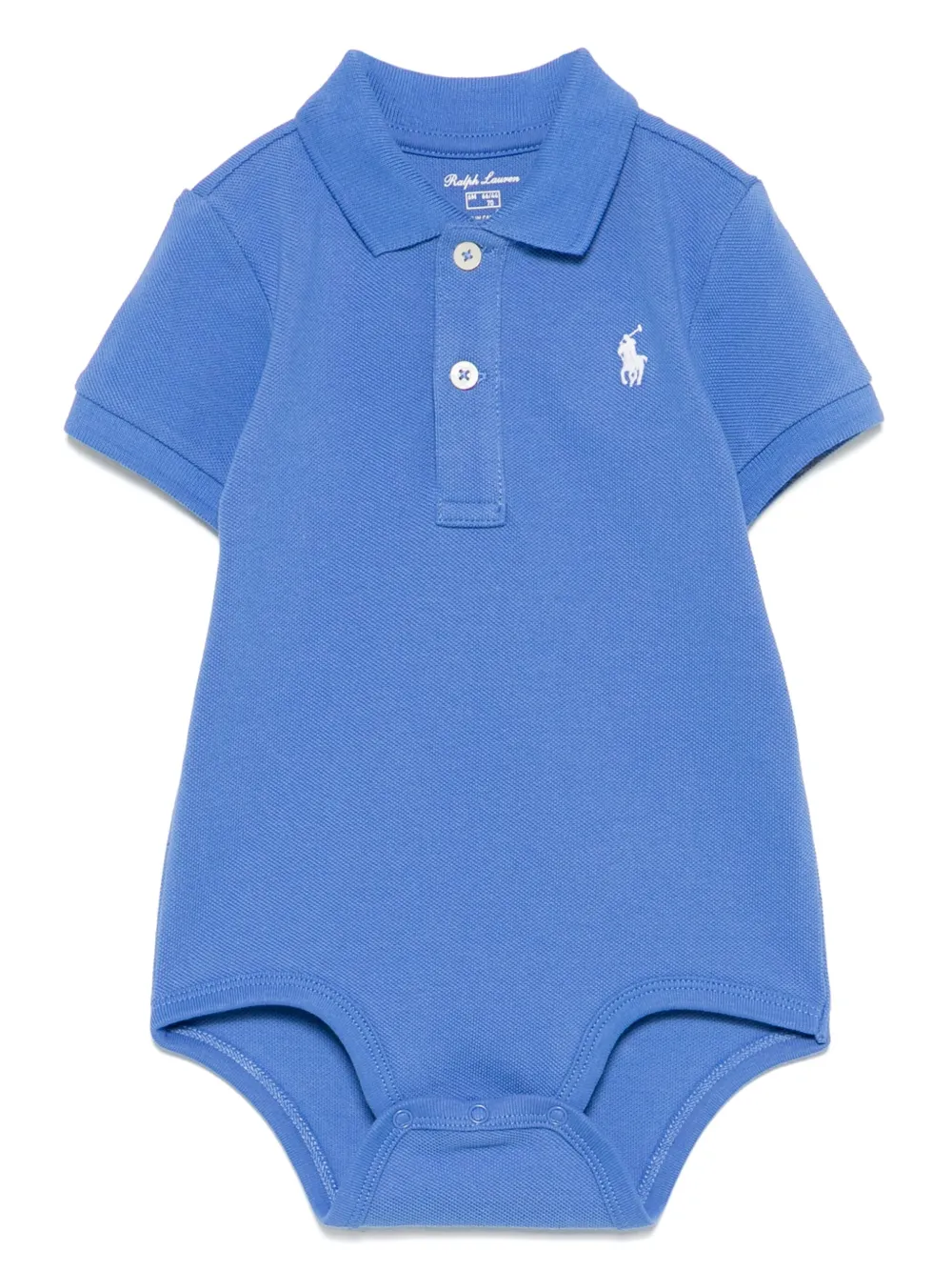 

Боди с воротником поло POLO RALPH LAUREN KIDS, синий