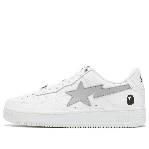 

Кроссовки bape sta #3 'white silver' A Bathing Ape, белый