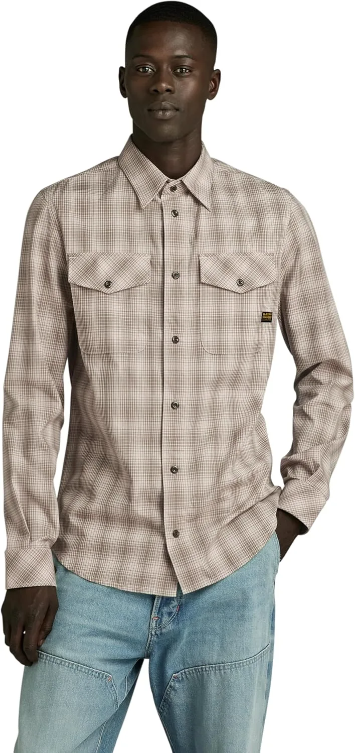 

G-Star мужская рубашка Marine Slim Fit с длинным рукавом