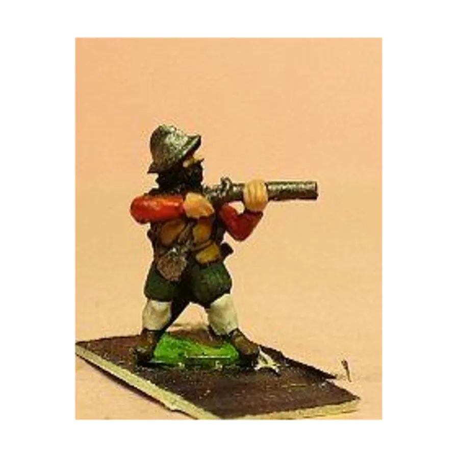

Аркебузир в Морионе – Стрельба, Late Medieval-Early Renaissance - Archers, Arquebusiers & Musketeers (15mm)