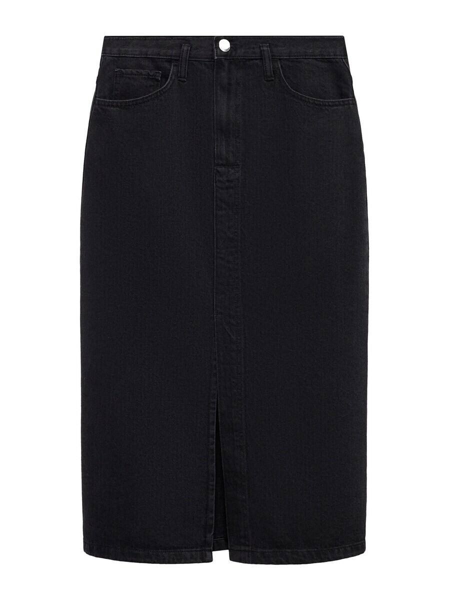 

Юбка миди MANGO Skirt SOLEIL, серый