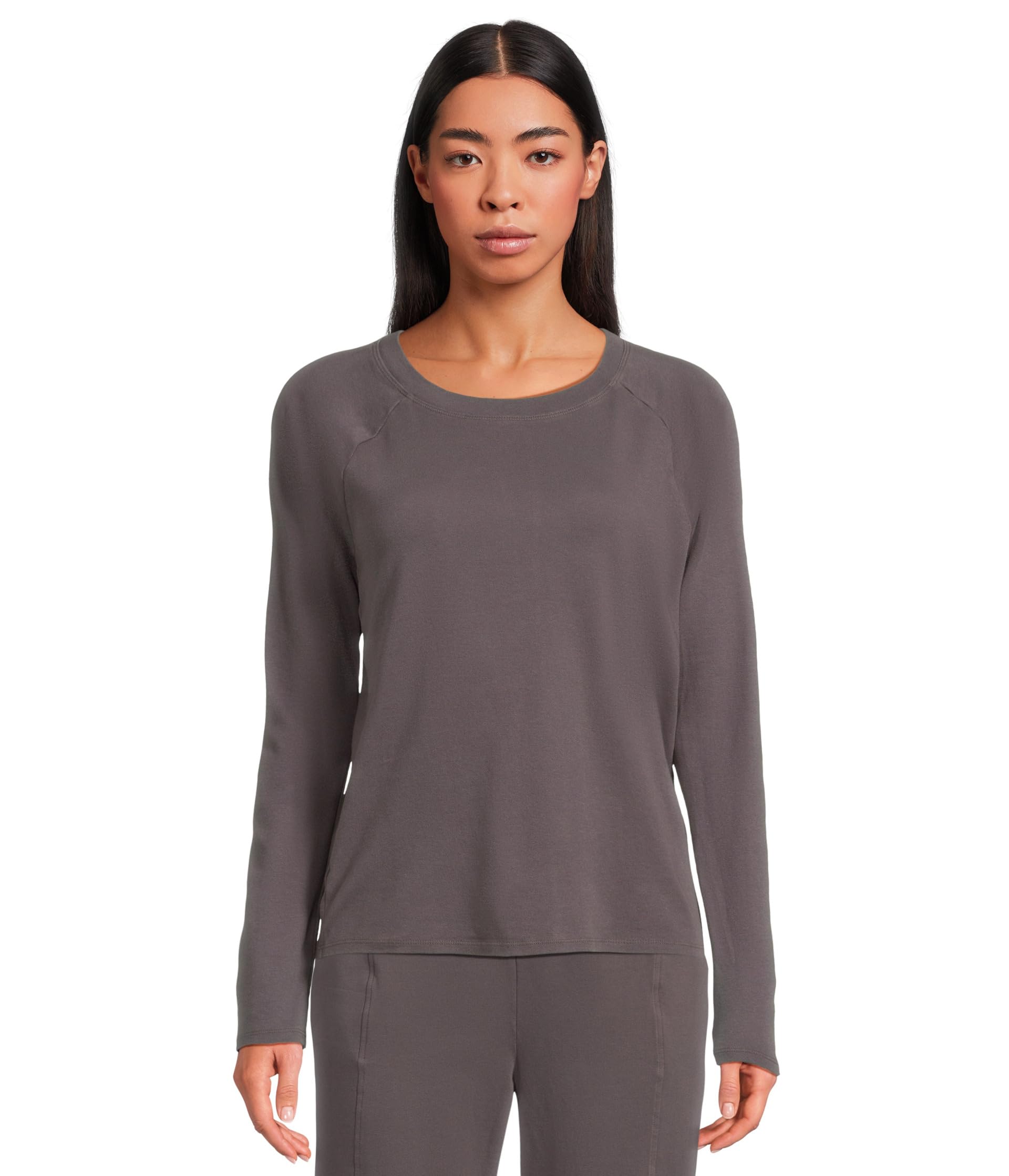 

Футболка Mod-o-doc Long Sleeve Slim Crew Neck Tee, Washed Ebony, Черный, Футболка Mod-o-doc Long Sleeve Slim Crew Neck Tee, Washed Ebony