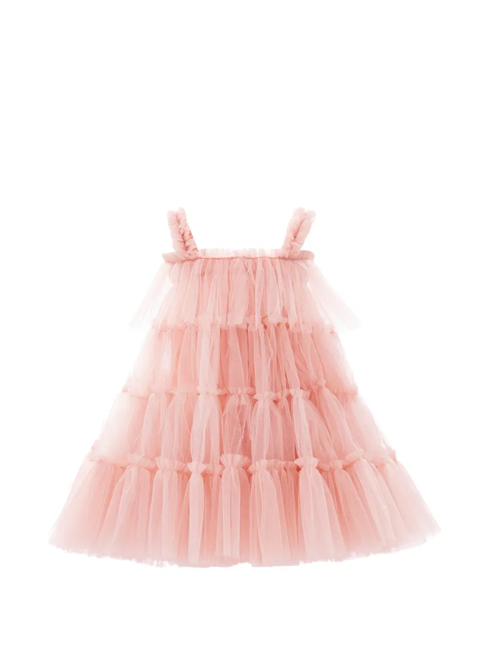 Платье Isoldea из тюля с оборками Mimi Tutu, розовый — фото 2