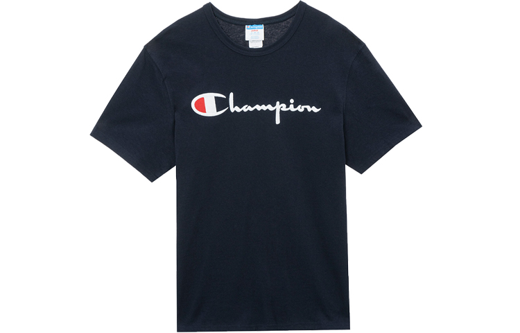 

Champion Футболка с коротким рукавом US Version Unisex Navy Blue, Синий, Champion Футболка с коротким рукавом US Version Unisex Navy Blue