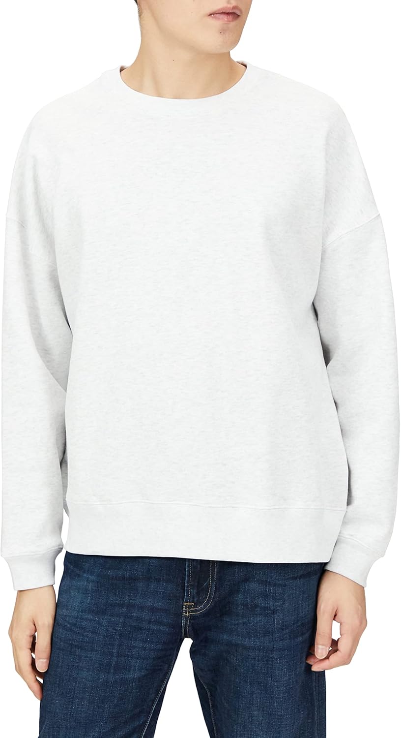 

Толстовка с круглым вырезом и махровой подкладкой, унисекс, для взрослых United Athle, пепельный