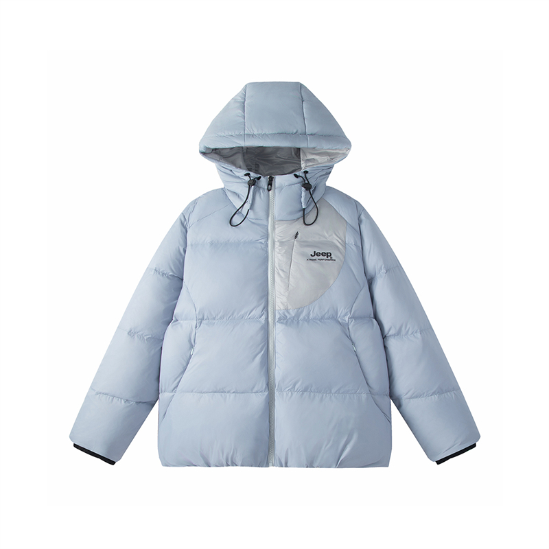 

Пуховик Unisex с капюшоном Moderate Down Jeep, glacier синий[jeep high-end outdoor collection]
