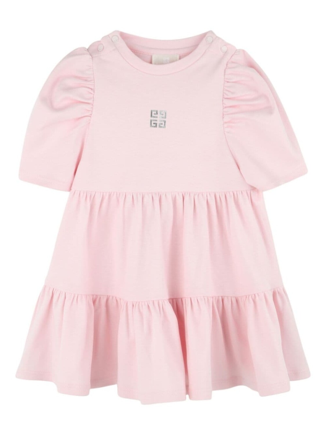 

Givenchy Kids платье из хлопка 4G, розовый
