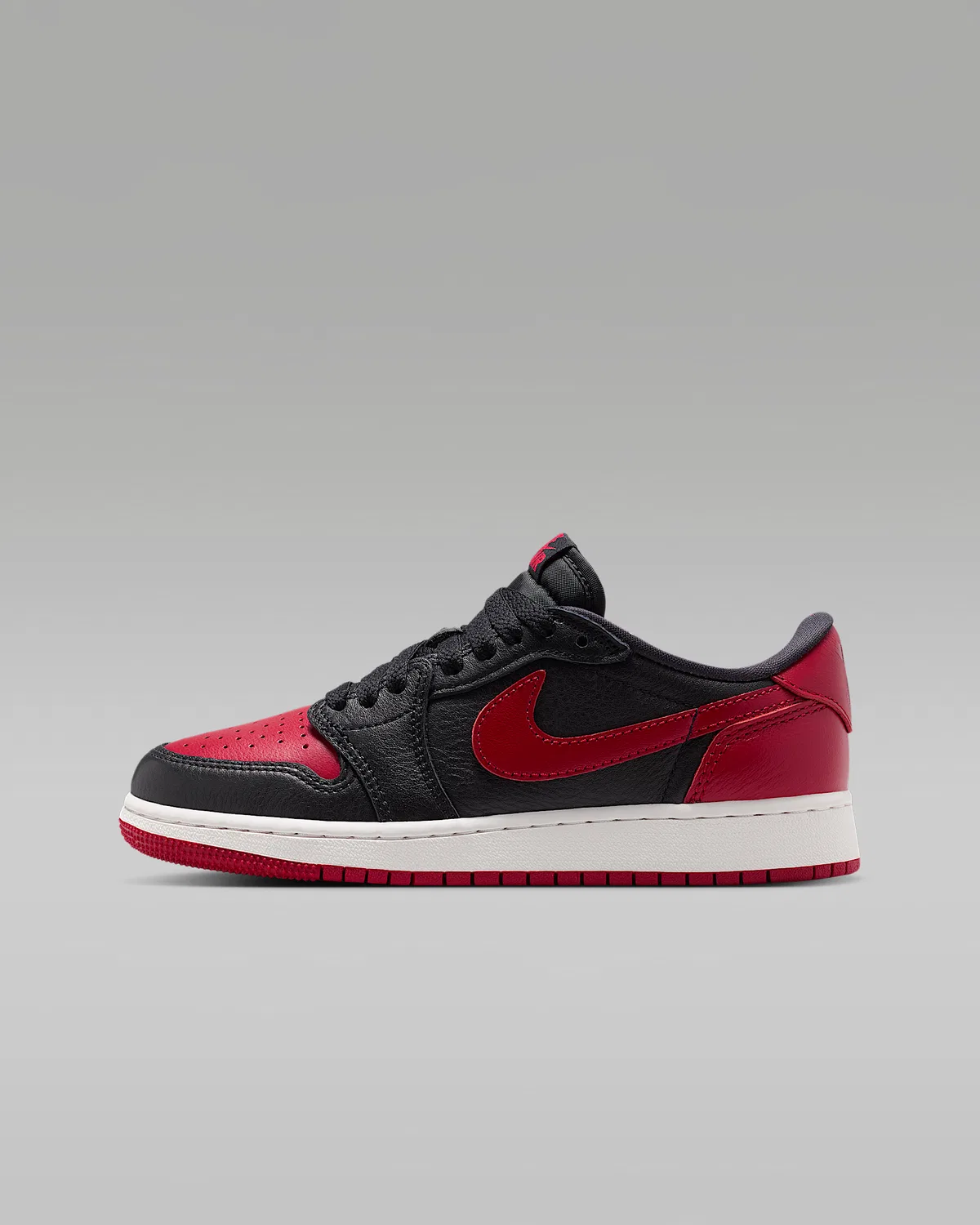 Детские кроссовки Air Jordan 1 Retro Low OG "Banned", Black/Varsity Red/Summit White/Black
