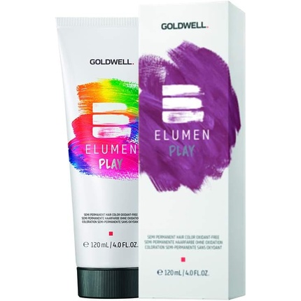 

Elumen Play Полуперманентная краска для волос металлик фиолетовый 120 мл Goldwell