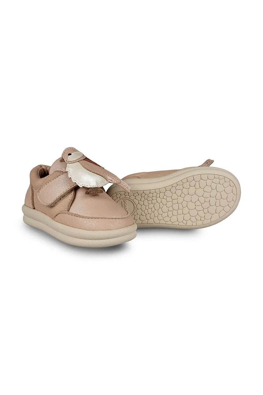 

Детские кожаные получешки Nellu Sneakers Pink Chickadee Donsje, розовый