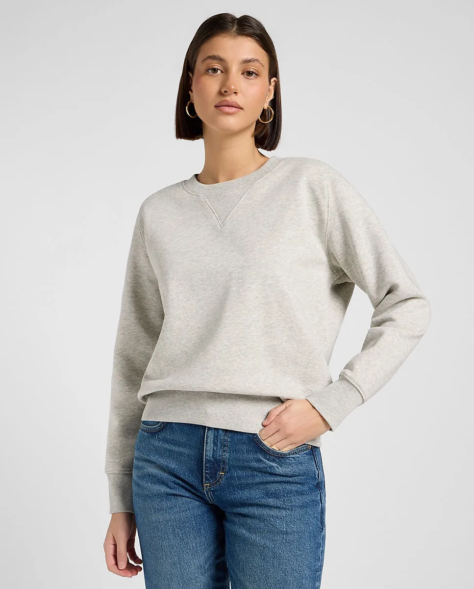 

Женская свитшот свободного кроя Lee, серый